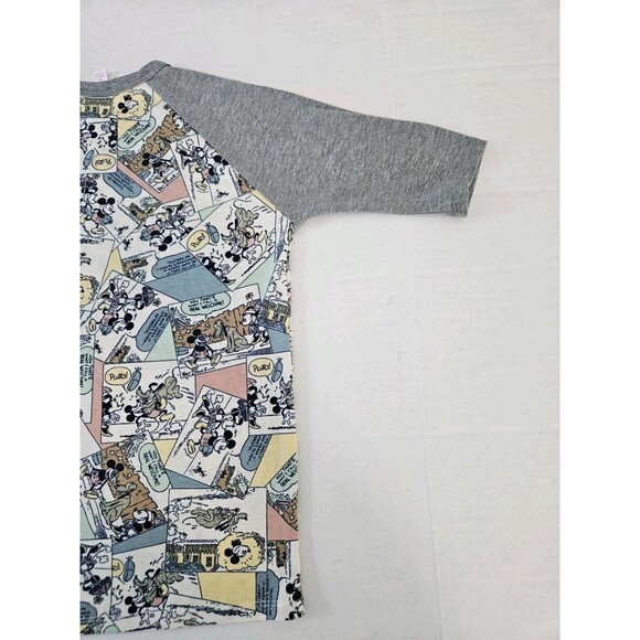 LULAROE SLOAN DISNEY COLLECTION Mickey Comic Strip Sz 6 Unisex Kids - Picture 6 of 10